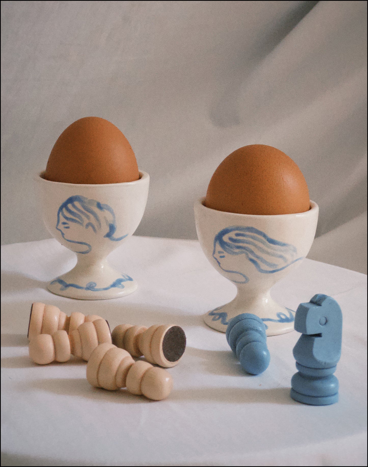 lovers egg cup set